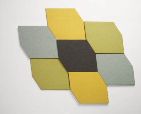 Pannelli fonoassorbenti professionali - LvB VARIAZIONE a parete colorati