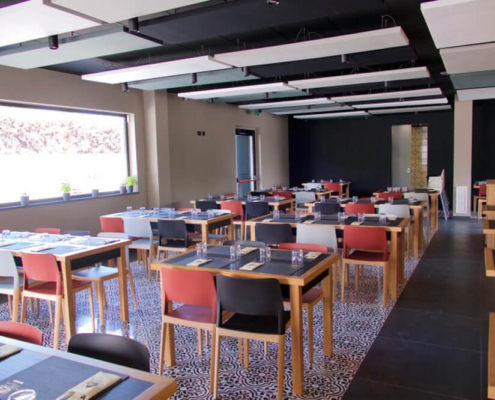 Pannelli acustici in un locale