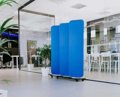 pannelli fonoassorbenti con ruote