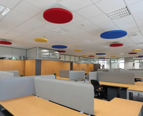 pannelli acustici in open space
