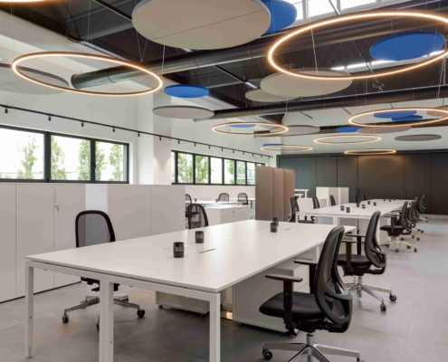 LvB Melodia a soffitto custom_ufficio_open space_Taghleef Industries S.P.A(2)