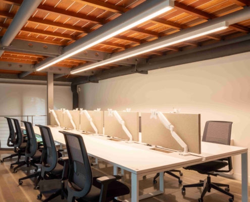 LvB QUARTETTO DESK scrivania - open space - uffici TV(2)