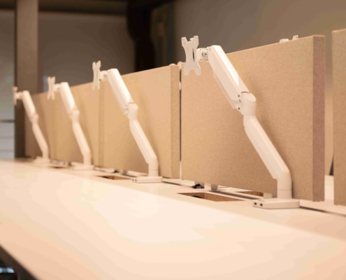 LvB QUARTETTO DESK scrivania - open space - uffici TV(3)