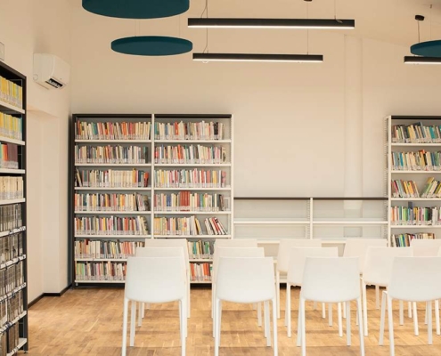 Melodia a soffitto - biblioteca - Biblioteca Castel Maggiore