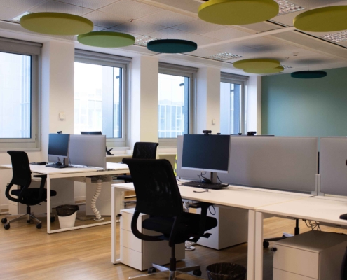 Melodia a soffitto - open space - Uffici Milano(2)