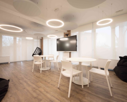 Pannelli Melodia a soffitto - sala relax- XVA(1)