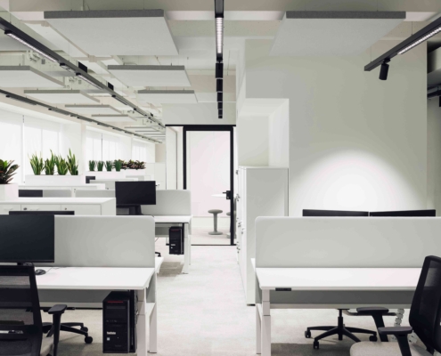 Pannelli Quartetto a soffitto - open space - CIAM SPA(1)