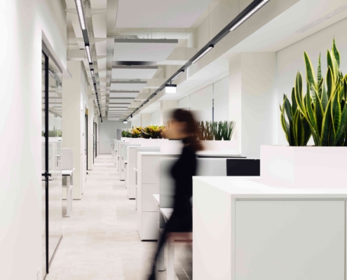 Pannelli Quartetto a soffitto - open space - CIAM SPA(3)