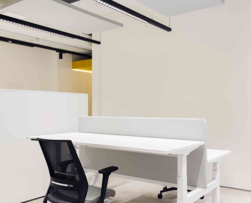 Pannelli Quartetto a soffitto - open space - CIAM SPA(6)