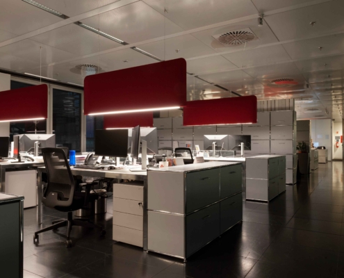 Preludio Notturno a soffitto con luce diretta - open space - Exo