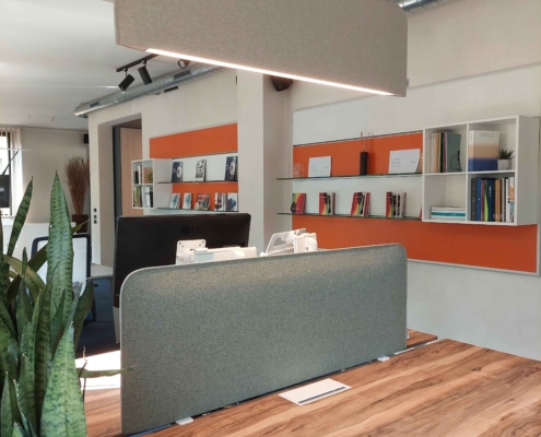 Preludio notturno a soffitto e Operetta scrivania - open space - Matis